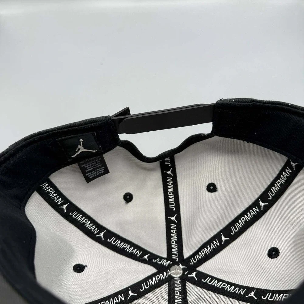 Air Jordan Flight Hat Men Black Red Speckled Print Jumpman Snap Back‎ Cap